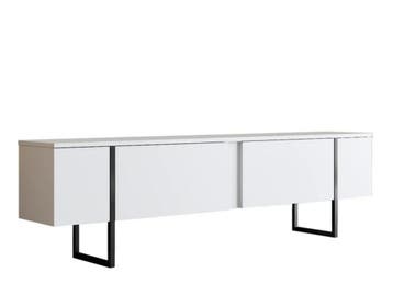 Skåne Home - Tv meubel - Wit (LED) - 180 cm, Ophalen, 150 tot 200 cm, Nieuw, Minder dan 100 cm