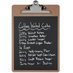 Klembord Zilver met Krijtbord, Nieuw in verpakking