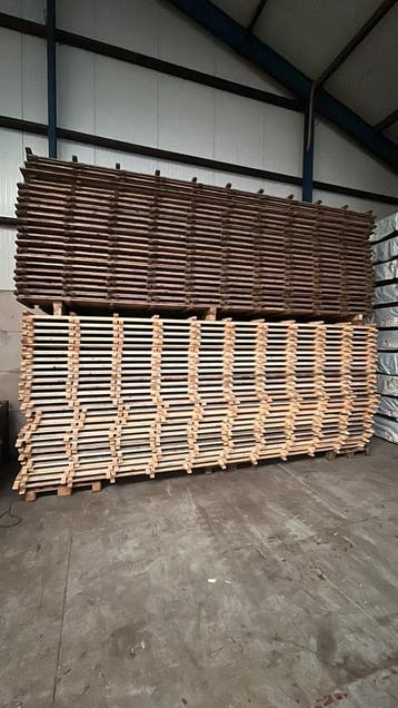 Houten vlondervloer nieuw & gebruikt | diverse partijen, 30 cm of meer, Zo goed als nieuw, 10 m² of meer, Hout