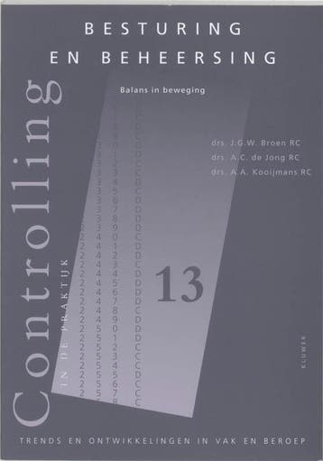 Besturing en beheersing / Controlling in de praktijk / 13, Verzenden, Zo goed als nieuw, J.G.W. Broen
