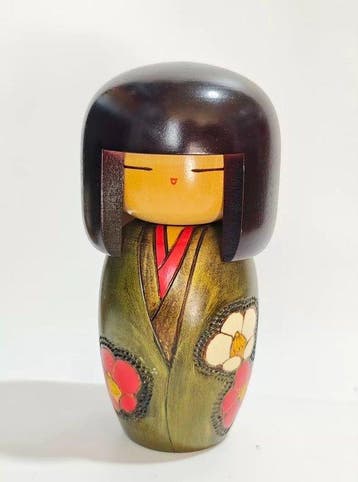 Beeld, Japanese-style creative retro wooden Kokeshi doll -