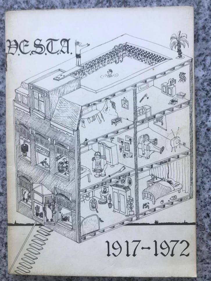 Societas Vesta 1917 – 1972 (Amsterdam), Boeken, Geschiedenis | Stad en Regio, Gelezen, 20e eeuw of later, Verzenden