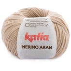 Katia Merino Aran - 10 lichtbeige - Merinogaren, Ophalen of Verzenden, Nieuw