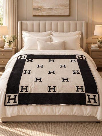Hermès - Plaid - 160 cm - 140 cm - Hermès Parijs deken, Nieuw