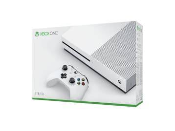 Xbox One S 1TB Wit + S Controller in Doos, Spelcomputers en Games, Spelcomputers | Xbox One, Ophalen of Verzenden, Zo goed als nieuw