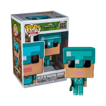 Funko Pop!  Minecraft - Alex (In Diamond Armor) #323, Verzenden, Nieuw