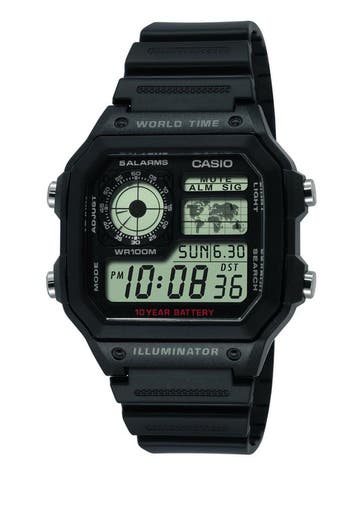 Casio Heren horloge - 42.1 mm AE 1200WH 1AVEF (Horloges), Verzenden, Nieuw