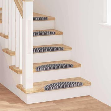 vidaXL Zelfklevende Trapmatten 15 st 56 x 17 x 3 cm Non-Slip, Doe-het-zelf en Verbouw, Ladders en Trappen, Verzenden, Nieuw