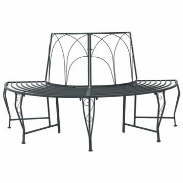 vidaXL Boom bank 4-Aantal zitplaatsen 160 x 80 x 89 cm Staal, Tuin en Terras, Tuinbanken, Verzenden, Nieuw, Metaal