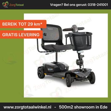 Pride GoGo Endurance AL+ 4-wiel | Aluminium reisscootmobiel, Diversen, Ophalen of Verzenden, Nieuw, Pride