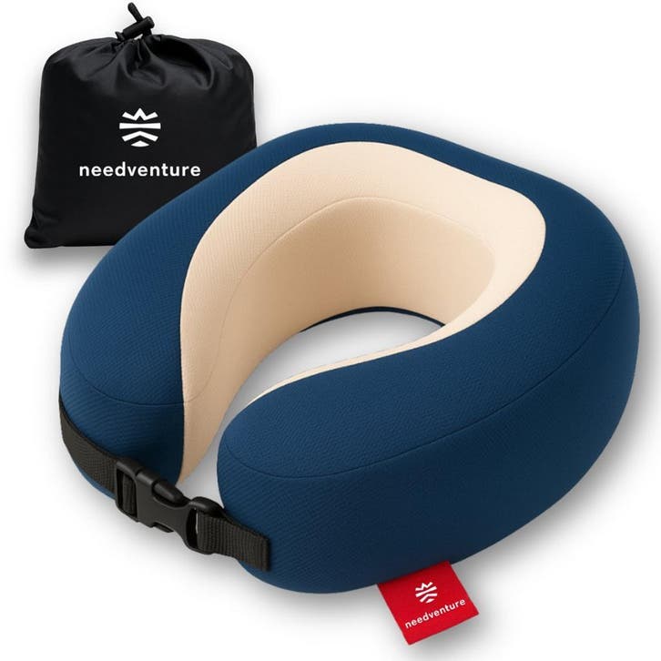 needventure® Nekkussen - Vliegtuigkussen - 2e Kansje, Caravans en Kamperen, Kampeeraccessoires, Zo goed als nieuw, Ophalen of Verzenden