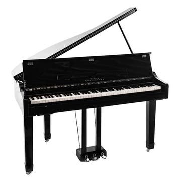 Oostendorp Digital Classic Mini Grand Elite IV PE chroom, Muziek en Instrumenten, Piano's, Nieuw, Zwart, Vleugel