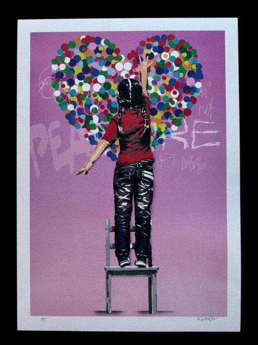 Alessio B (XX-XXI) - Love (Pink) - AP, Antiek en Kunst, Kunst | Designobjecten