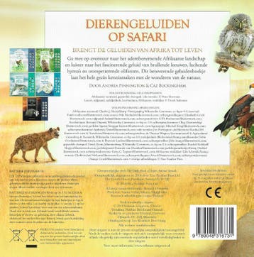 Dierengeluiden op safari 9789048316731 Andrea Pinnington, Boeken, Verzenden, Zo goed als nieuw, Andrea Pinnington