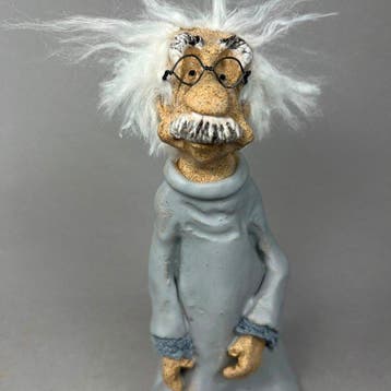 Anna Em - No reserve - Albert Einstein…. hand made