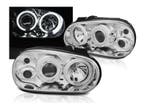 CCFL Angel Eyes koplampen Chrome geschikt voor VW Golf 4, Auto-onderdelen, Verlichting, Verzenden, Nieuw, Volkswagen