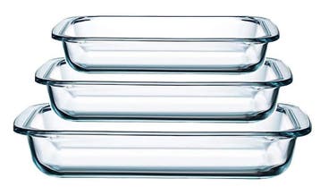 HGMD Ovenschalen Set - 3 Delig - 1L - 1,6L - 2,2L, Verzenden, Nieuw