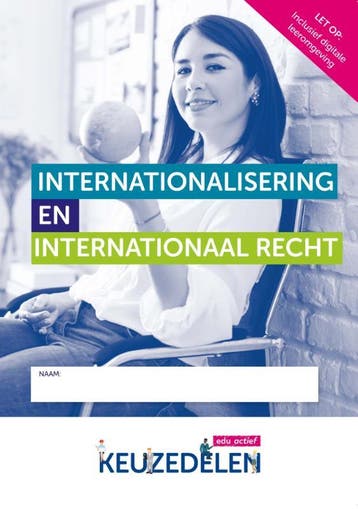 KEUZEDEEL INTERNATIONALISERING EN INTERNATIONA 9789037251043, Boeken, Verzenden, Zo goed als nieuw