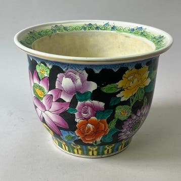 Bloempot - Vintage - Famille Rose Nori Planter - Roses,