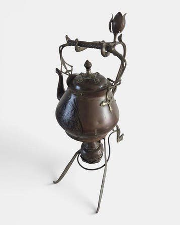 In style of Carl Deffner - Theepot - Koper - Koperen