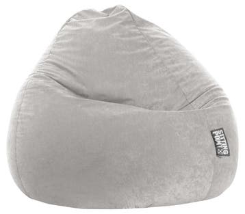 Zitzak Easy XXL - Lichtgrijs, Verzenden, Nieuw