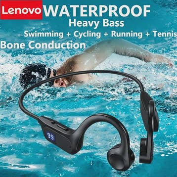 Lenovo X7 Bone Conduction Oordopjes: Draadloos, Sport, Zwemm, Verzenden, Nieuw