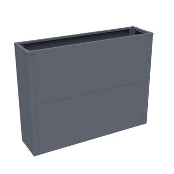 Plantenbak staal 100x25x77 cm, Tuin en Terras, Bloembakken en Plantenbakken, Verzenden, Nieuw