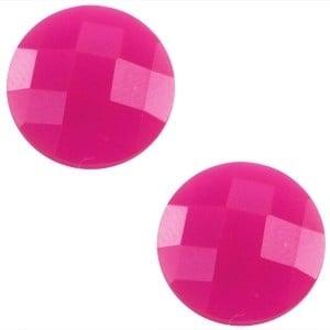 2 x Basic cabochon 10mm Fuchsia opal (Cabochons en camée), Ophalen of Verzenden, Nieuw, Overige typen