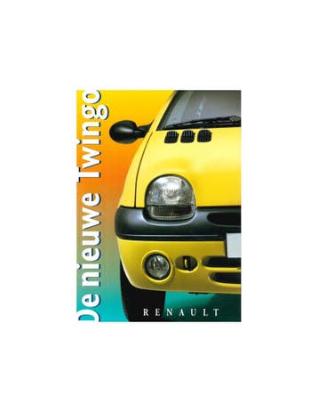 1999 RENAULT TWINGO BROCHURE NEDERLANDS, Boeken, Nieuw, Renault, Author