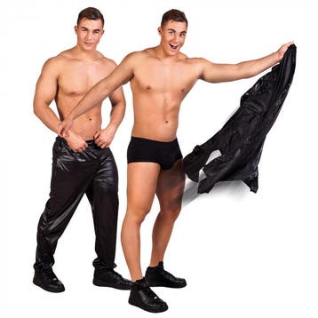 Stripperbroek Klittenband Zwart, Ophalen of Verzenden, Nieuw