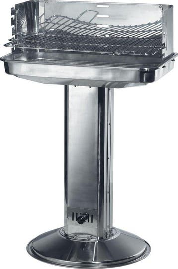 Garden Grill Houtskool Zuilbarbecue - Vierkant  54x34cm -, Verzenden, Nieuw
