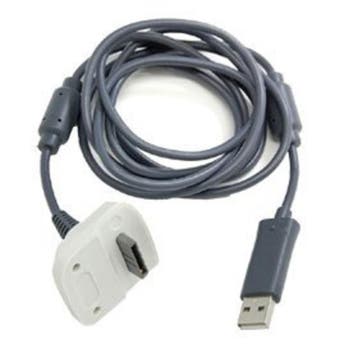 Microsoft Xbox 360 Oplaadkabel Controller Grijs (Play & C..., Spelcomputers en Games, Spelcomputers | Xbox 360, Ophalen of Verzenden