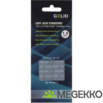 Gelid Solutions GP-Extreme - 120x20x1.5mm (Duo-pack), Verzenden, Nieuw