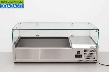 HCB RVS Opzetvitrine Opzet koelvitrine saladière 2 x 1/3 en, Zakelijke goederen, Ophalen of Verzenden, Nieuw in verpakking