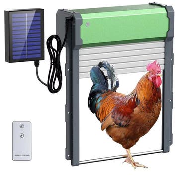 Kippenhokdeur op Zonne-energie met Timer en Lichtsensor, Verzenden