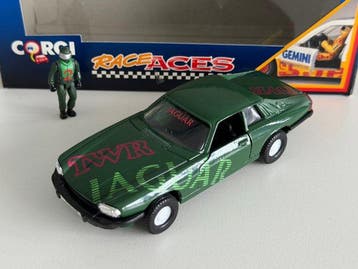 Corgi 1:36 - Model raceauto (2) - Jaguar XJS TWR + Figurine, Nieuw