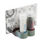 Oacklux Menukaart- en Peper- & Zouthouder Groen - Noten, Nieuw in verpakking