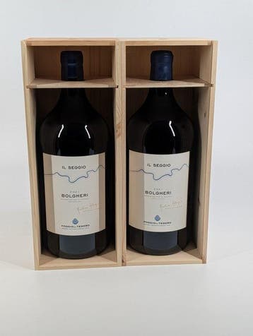 2021 Poggio al Tesoro, Il Seggio - Bolgheri DOC - 2 Dubbele, Nieuw