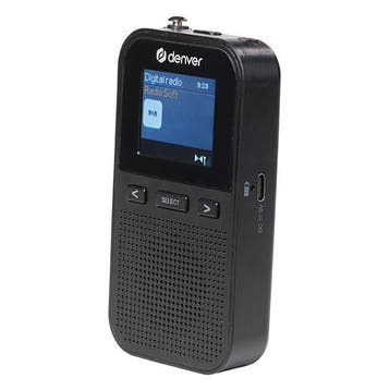 DAB+ radio | Denver | FM (5W, Batterij, Timer, USB C), Verzenden, Nieuw