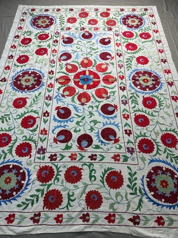 Suzane Rug - Kelim - 205 cm - 145 cm - Bank, Tafel, Muur,, Nieuw