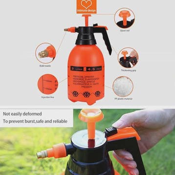 Drukspuit 2 Liter voor Plantenverzorging en Tuinieren - Vers, Verzenden, Nieuw