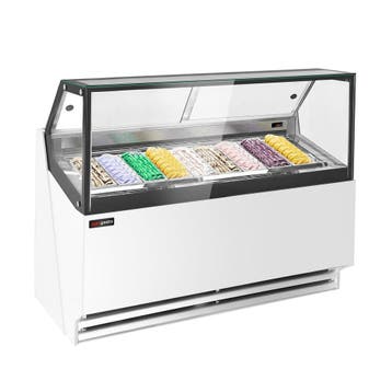 GGM Gastro | Ijsvitrine THEO - 1771mm - geforceerde koeling, Verzenden, Nieuw in verpakking