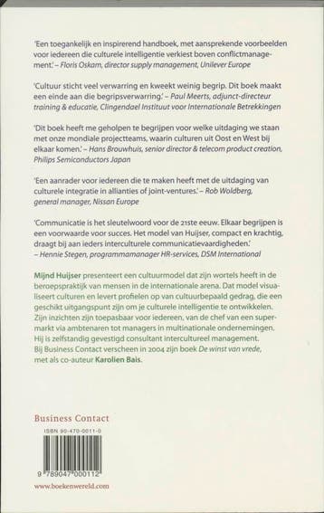 Culturele intelligentie / Business Bibliotheek Leiderschap, Verzenden, Gelezen, Mijnd Huijser