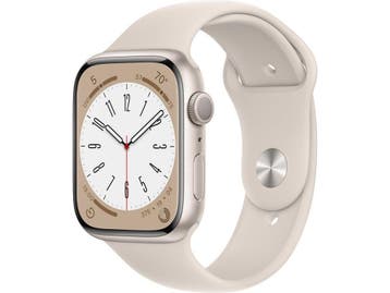 Apple Watch Series 8 - 4G - ECG - 41mm - Sterrenlicht, Sieraden, Tassen en Uiterlijk, Smartwatches, Verzenden, Zo goed als nieuw
