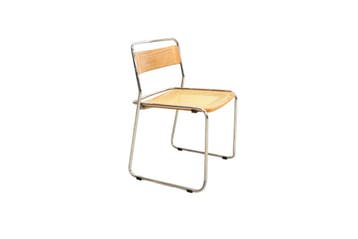 Vintage Italiaanse chromen buisframe stoel met webbing zitti, Ophalen of Verzenden, Nieuw