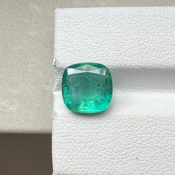 1 pcs Groen Smaragd - 3.40 ct - International Gemological, Nieuw