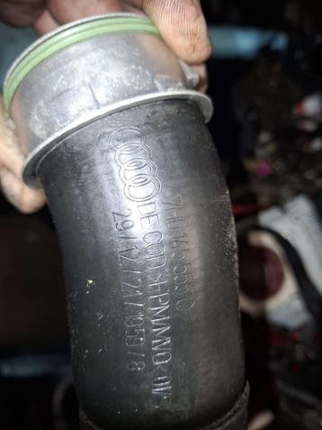 DRUKSLANG TURBO VOLKSWAGEN TRANSPORTER T5 7H0 145 555 C V..., Auto-onderdelen, Motor en Toebehoren, Ophalen of Verzenden, Gebruikt