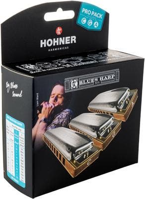 Hohner Blues Harp MS C G A Pro Pack, Verzenden, Nieuw