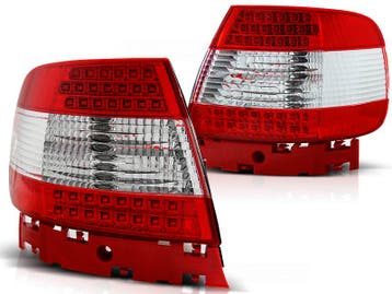 Achterlichten Audi A4 Limousine 95-01 LED rood/wit, Ophalen of Verzenden, Nieuw