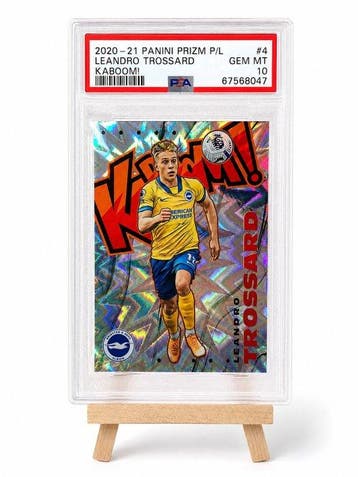 2020/21 Panini Prizm Leandro Trossard #4 Kaboom! - PSA 10 -, Nieuw
